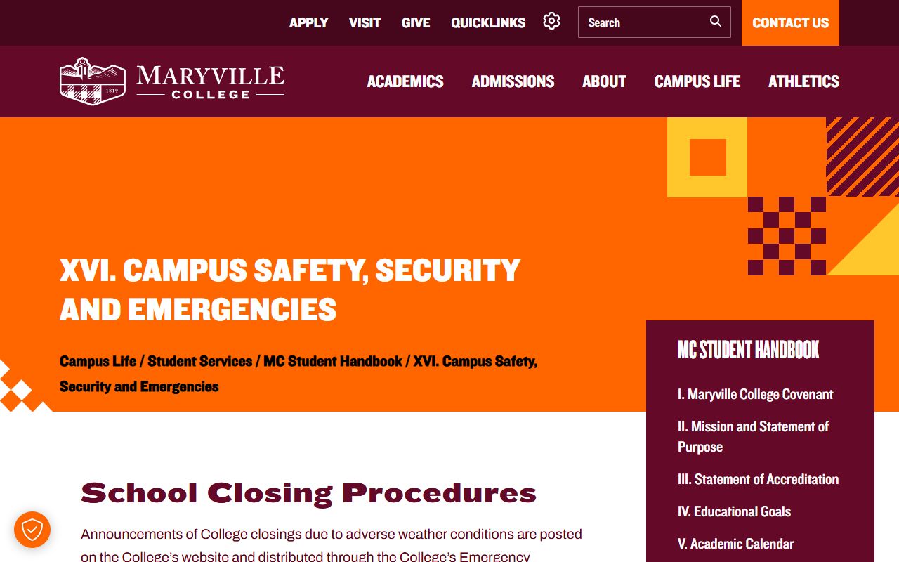 Maryville Sex Offenders police department page from the Maryville Police Department