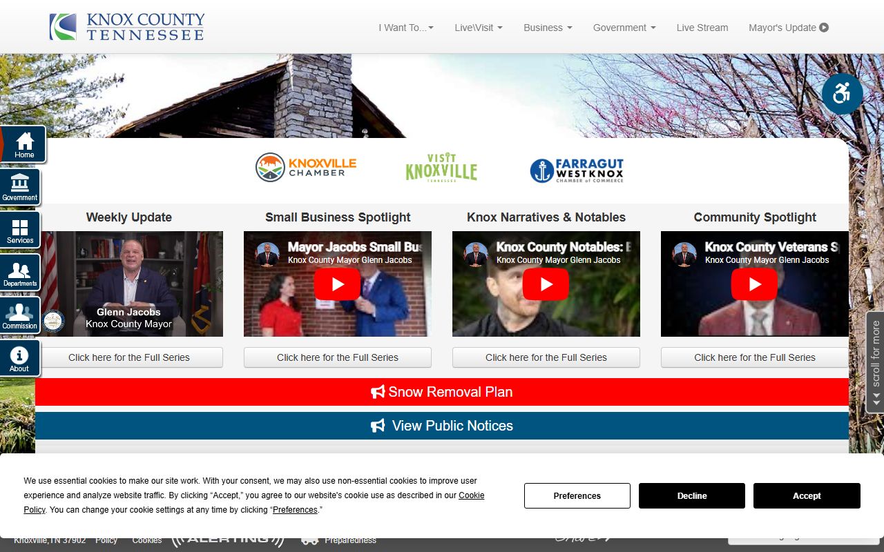 Knoxville Sex Offenders registry page from Knoxville Police Department resources