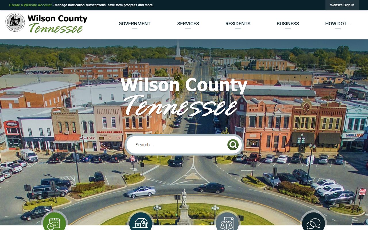 Wilson County Sex Offenders sheriff office page on the Wilson County government website